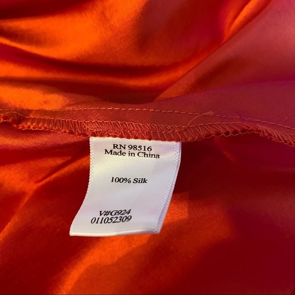 Coldwater Creek NWT 100% Silk Wrap Side Tie Top - M - Picture 8 of 13